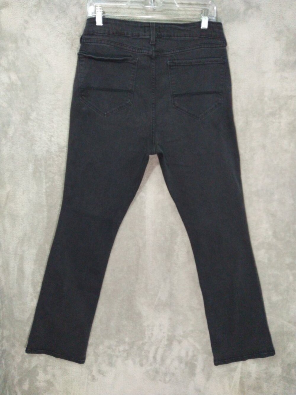 NYDJ Jeans Womens 14 Black Denim Bootcut Lift Tuck High Rise Stretch - Picture 2 of 10